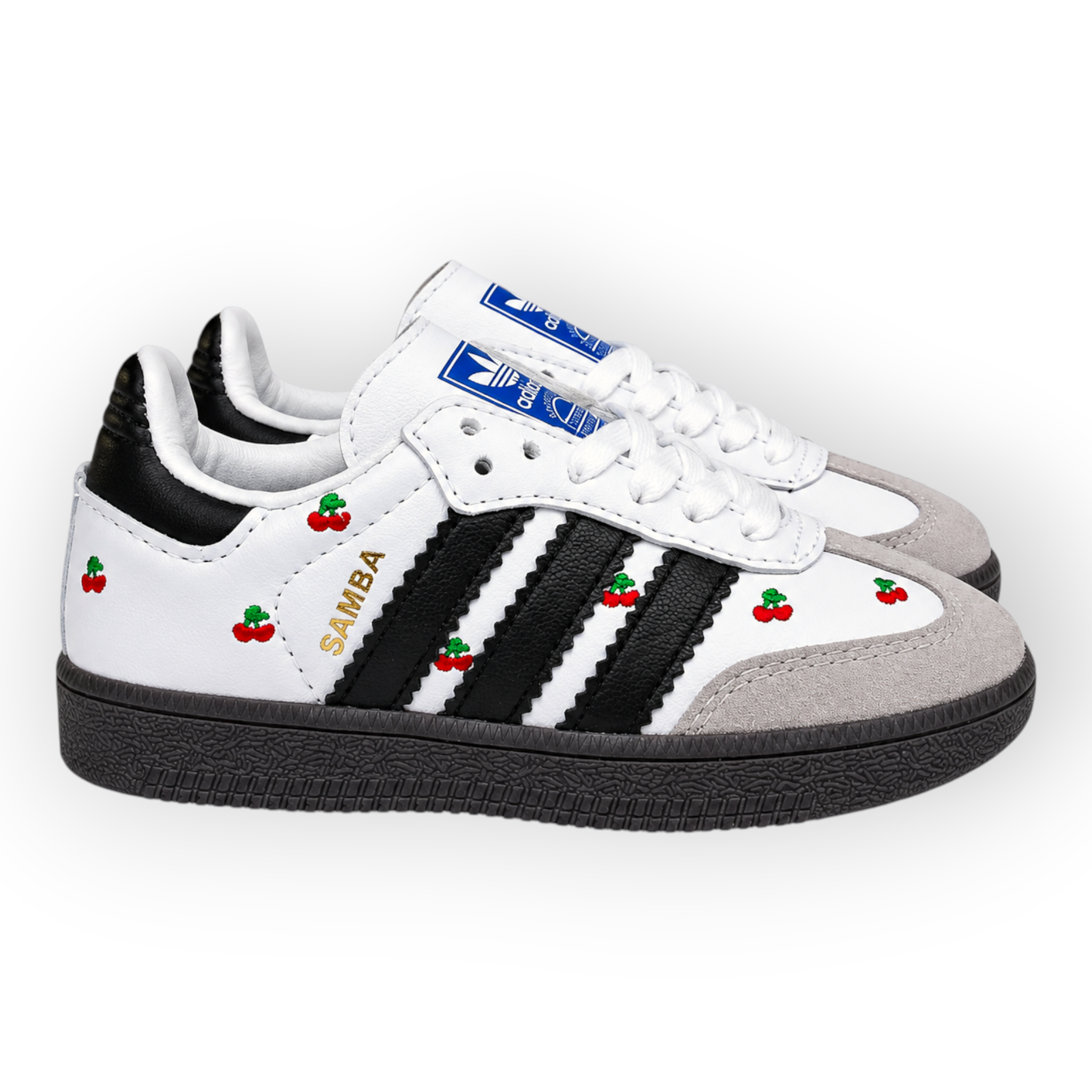 Adidas Samba Blanco/Negro Cerezas