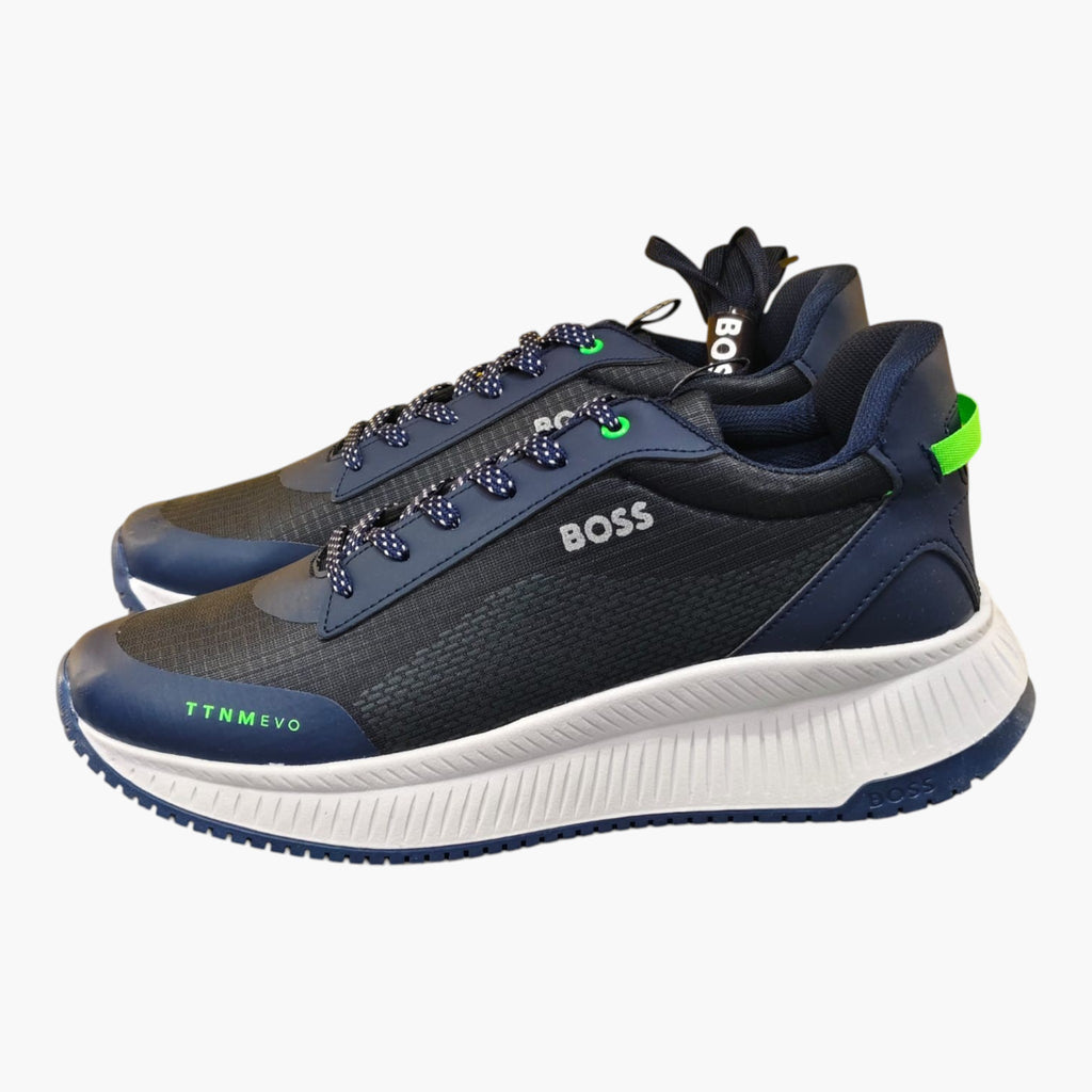 Zapato tenis Hugo Boss para caballero TTNMEVO en color negro