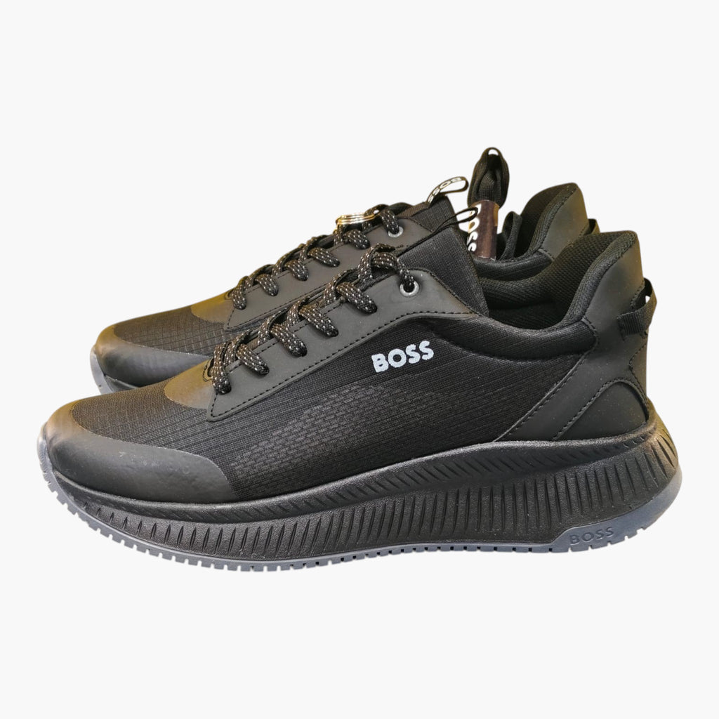Zapato tenis Hugo Boss para caballero TTNMEVO negro
