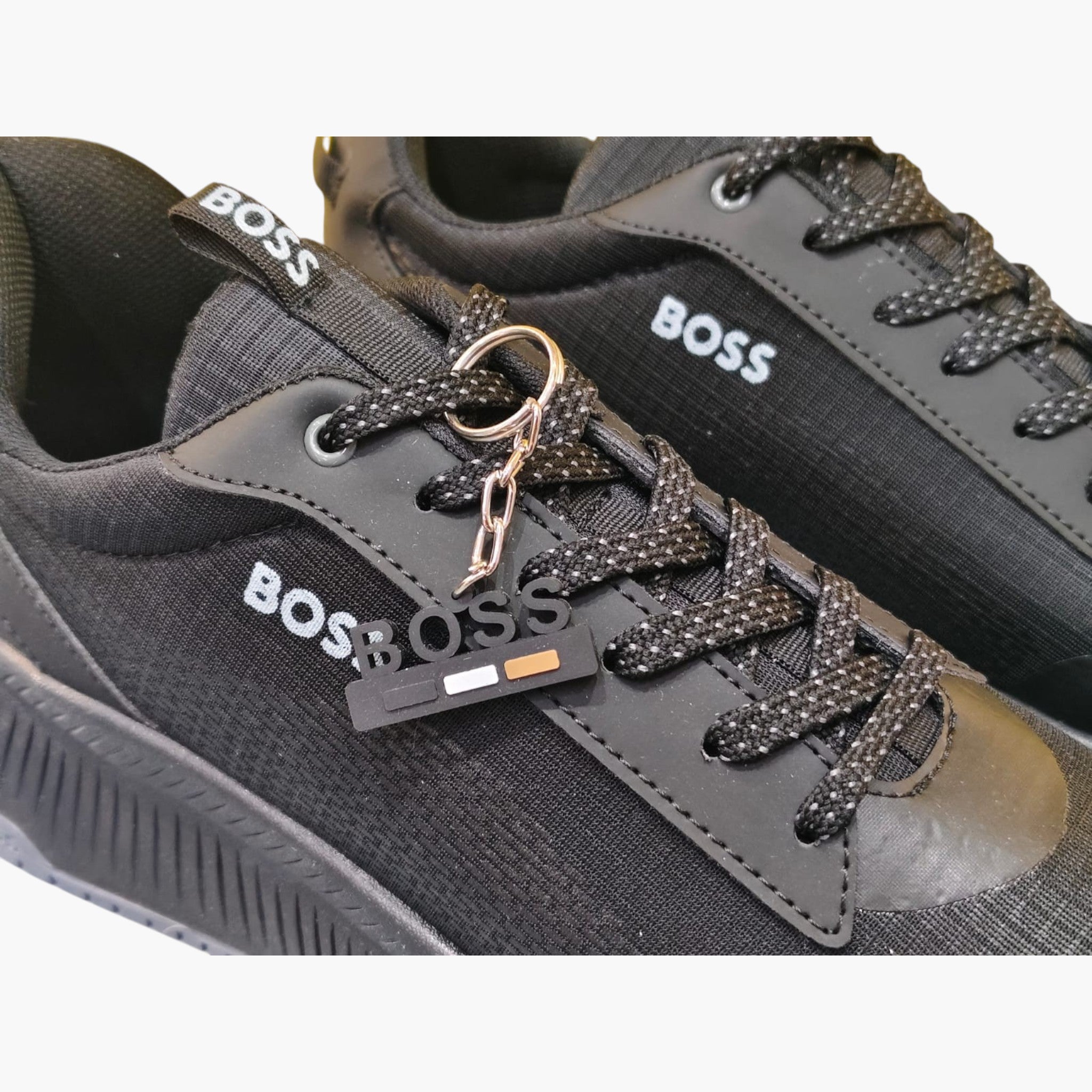 Zapato tenis Hugo Boss para caballero TTNMEVO negro