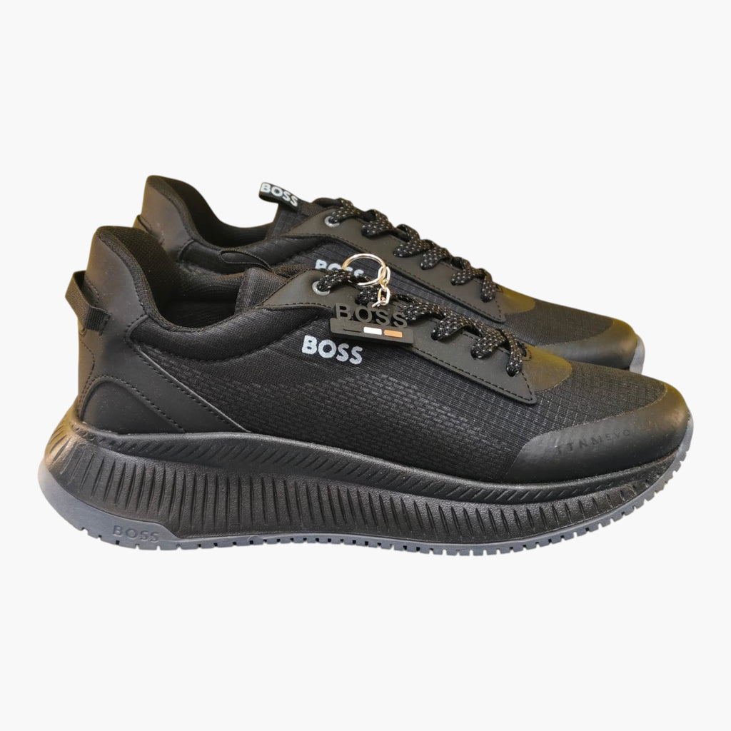 Zapato tenis Hugo Boss para caballero TTNMEVO negro
