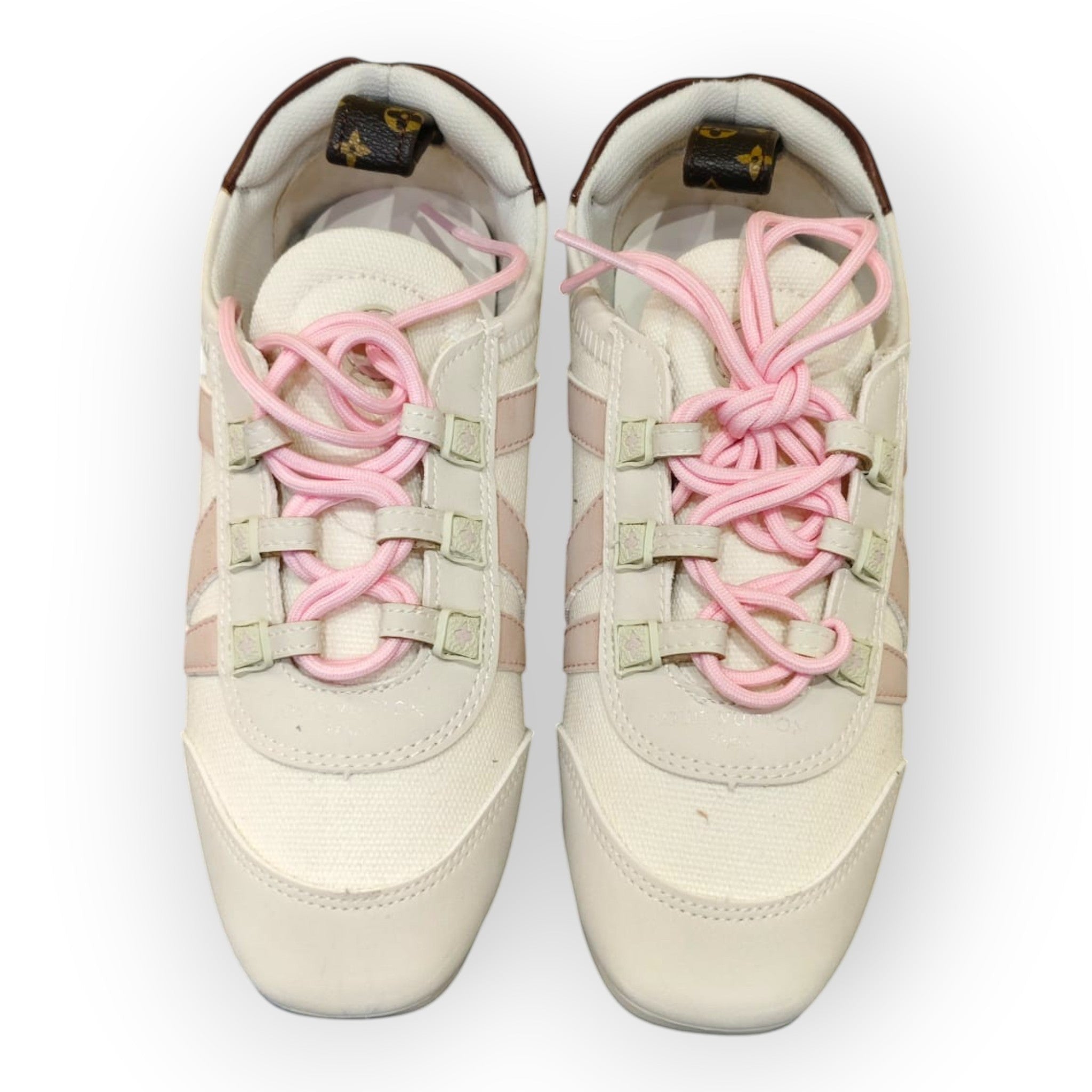 Sneakerina LV latte/rosa