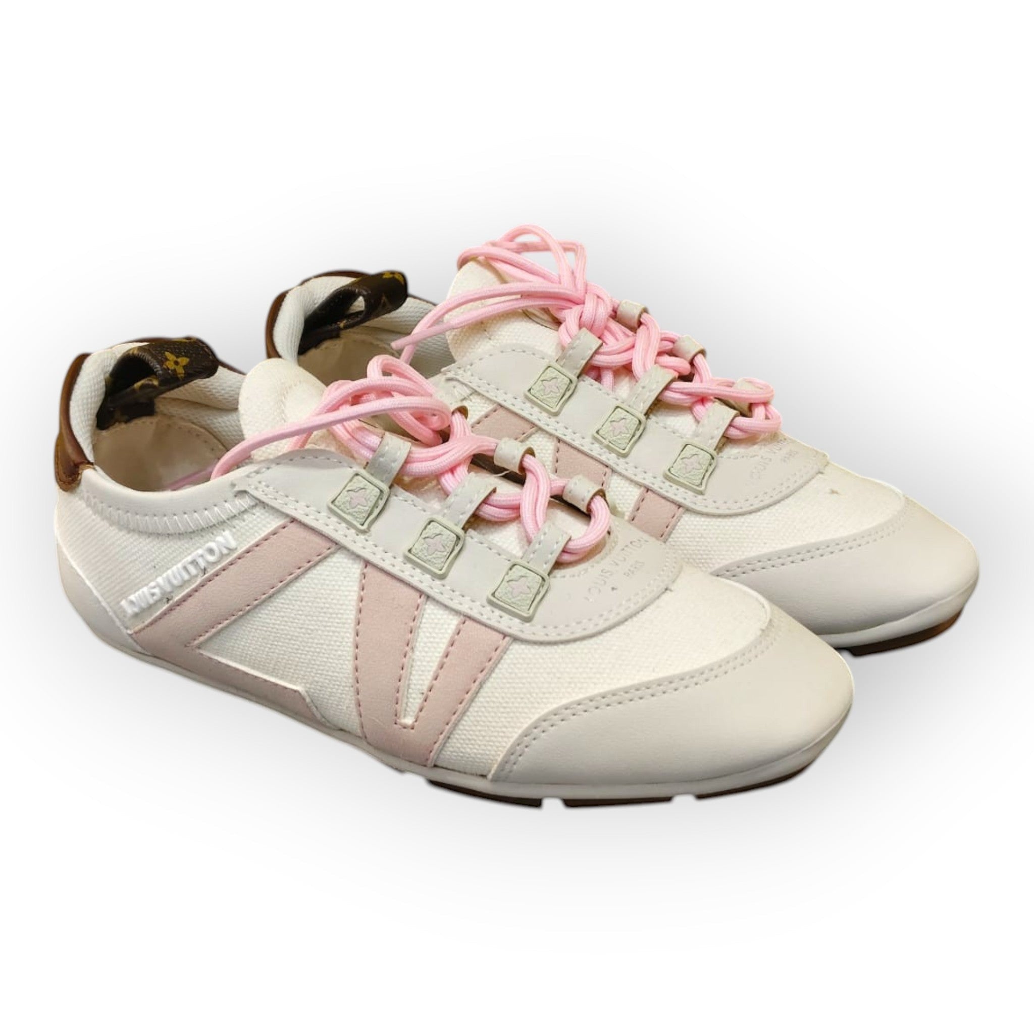 Sneakerina LV latte/rosa