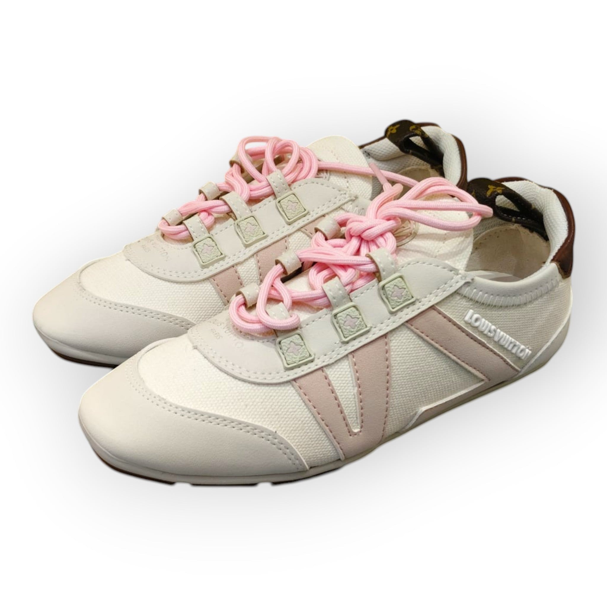 Sneakerina LV latte/rosa