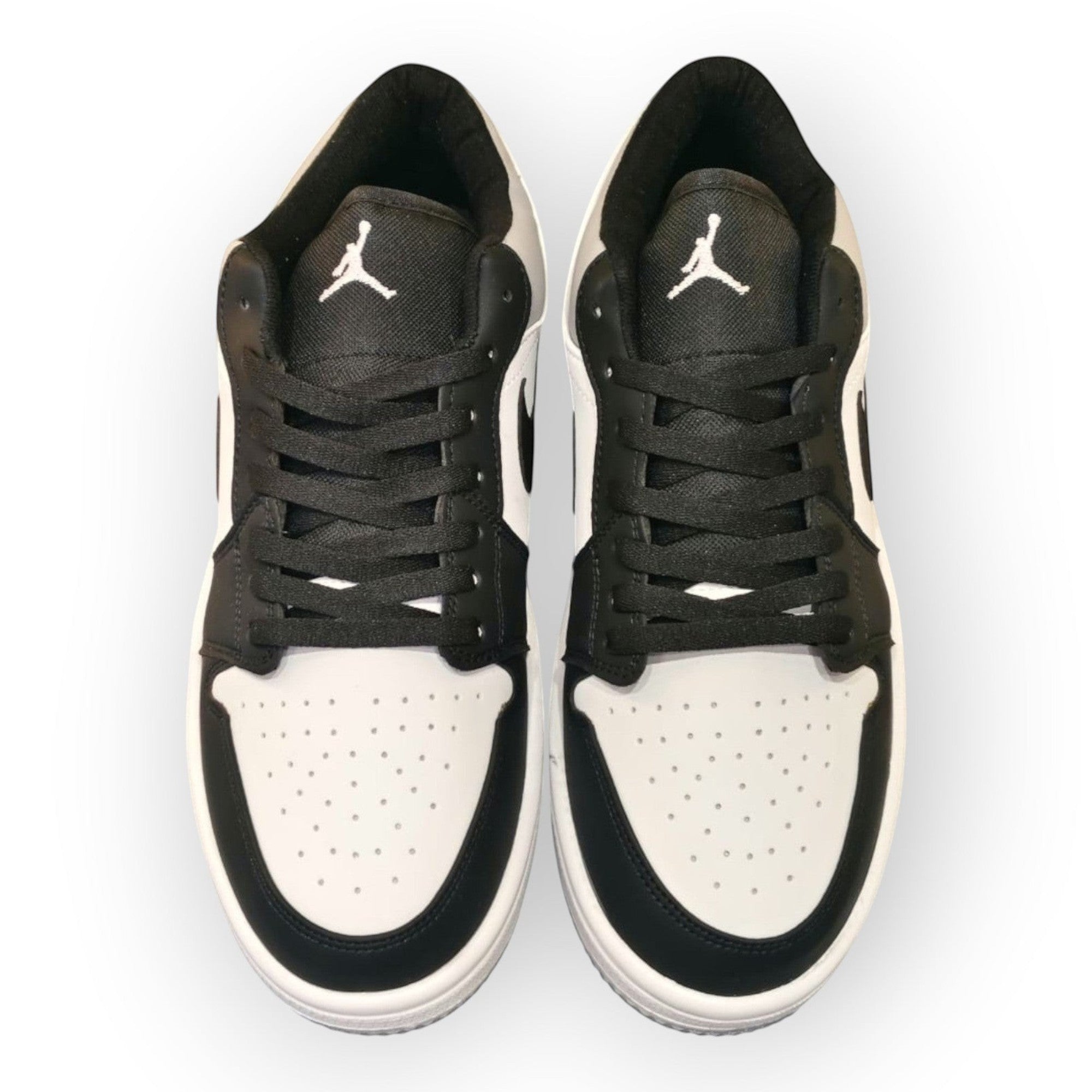 Nike Jordan  Retro 1 Low Ngo/Bco/Plata