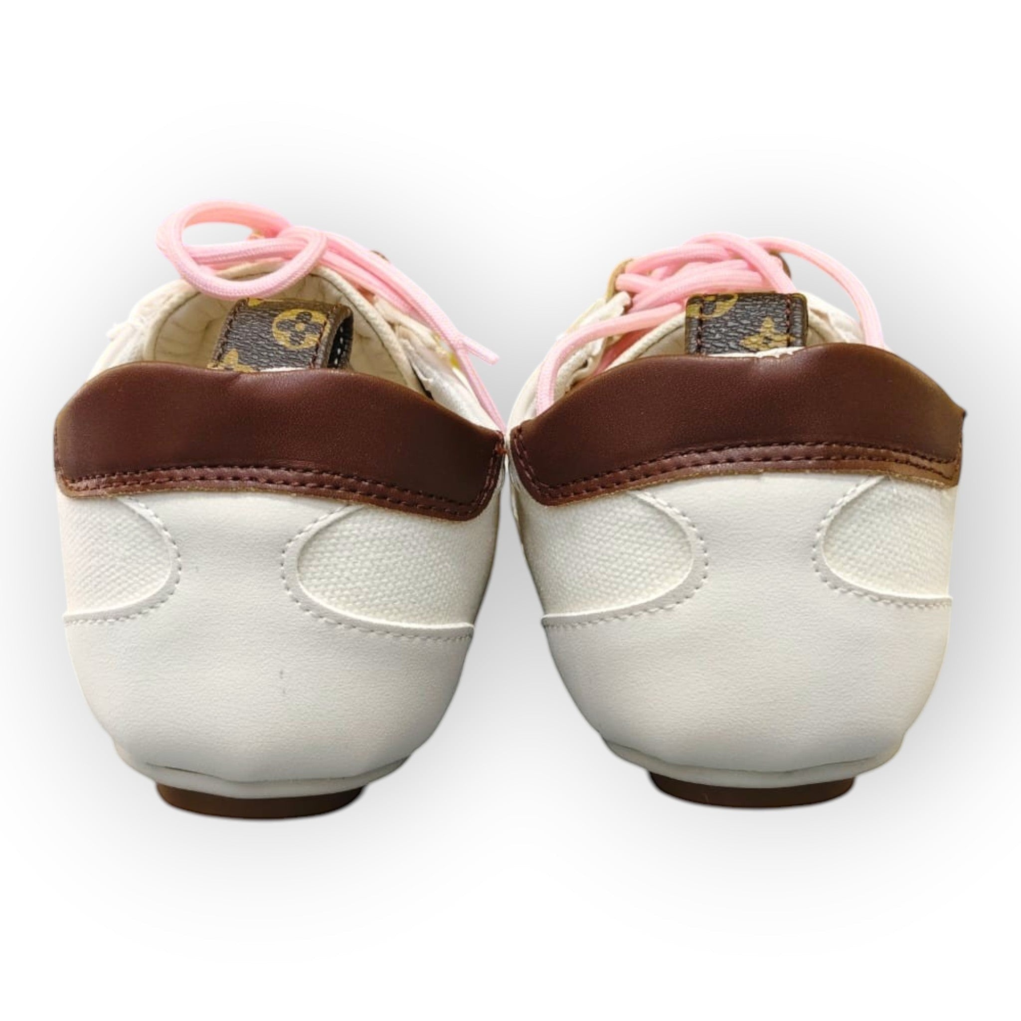 Sneakerina LV latte/rosa