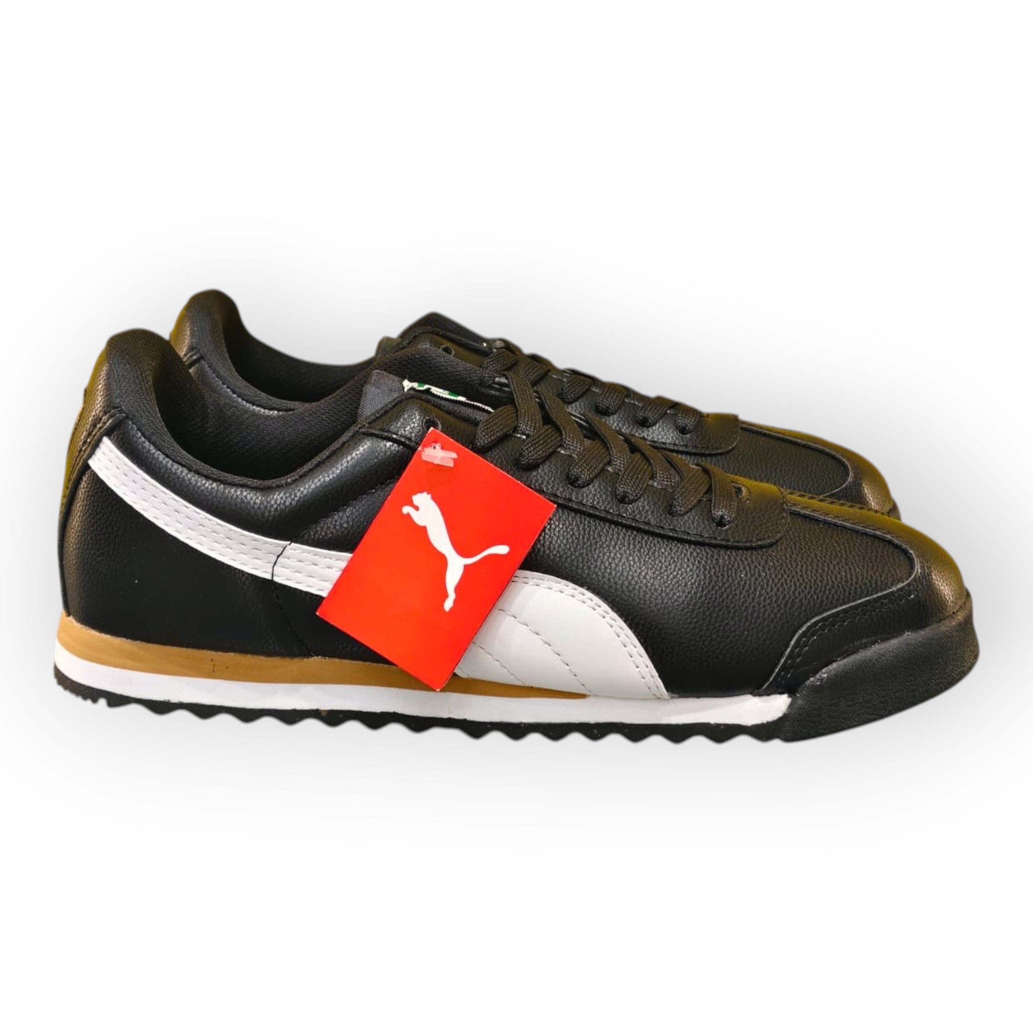 puma roma negro blanco