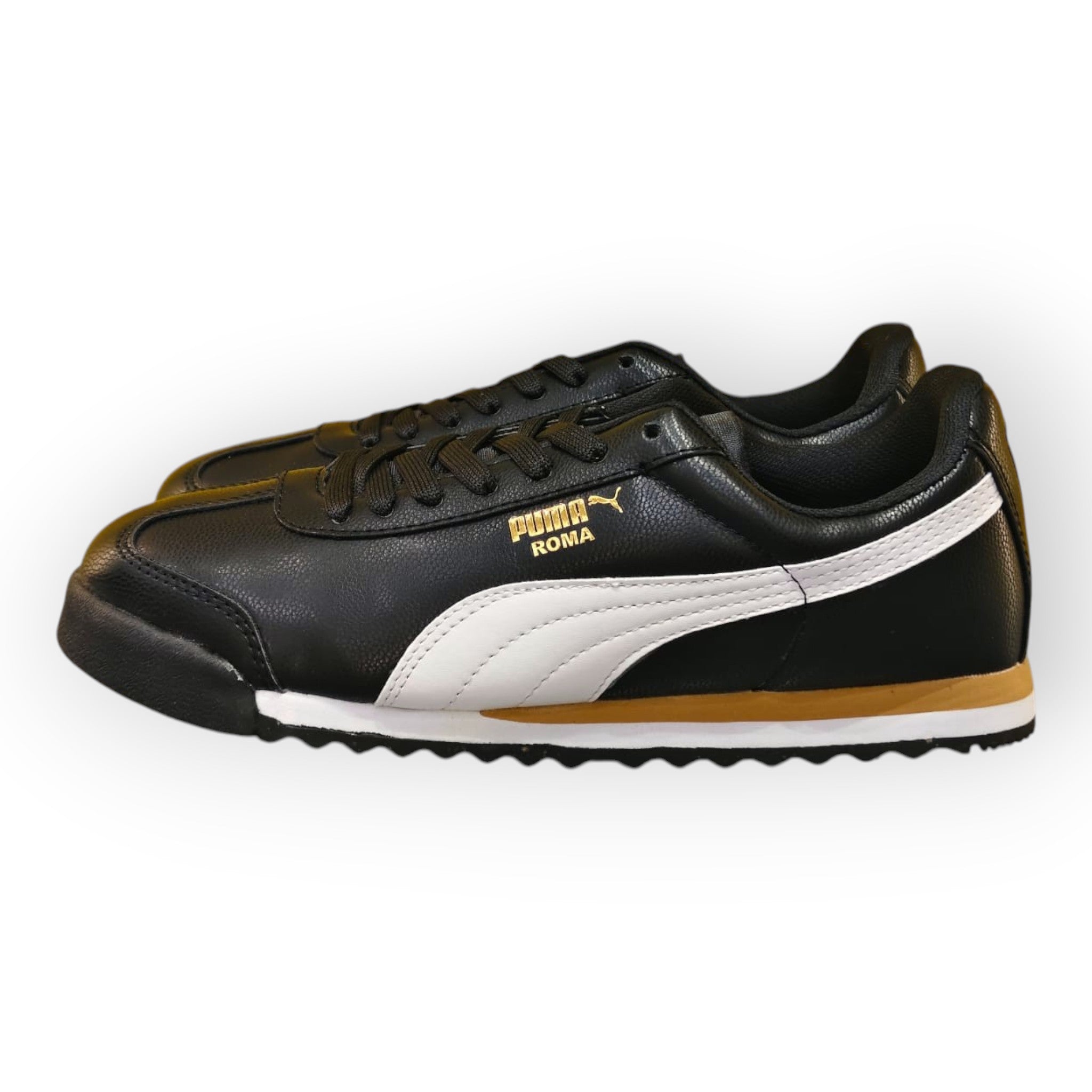 puma roma negro blanco