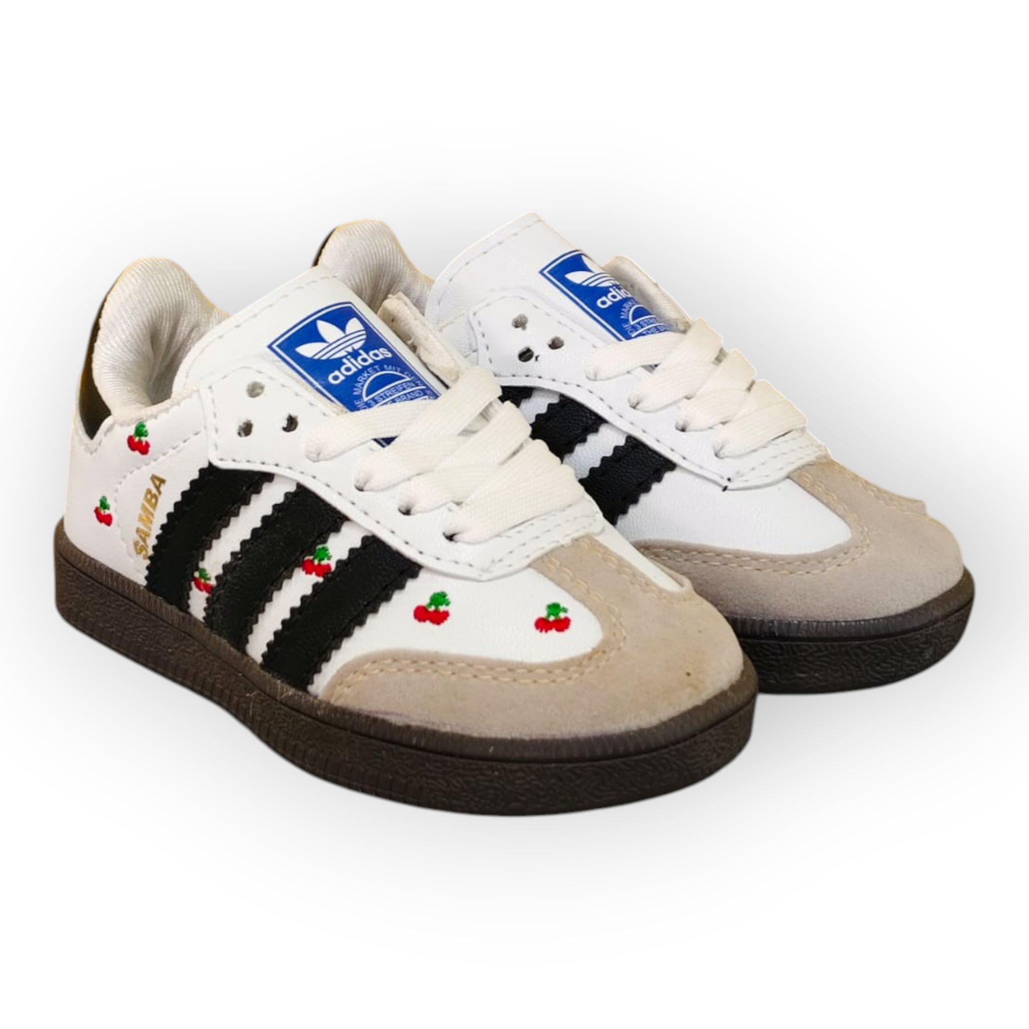 Adidas Samba Blanco/Negro Cerezas