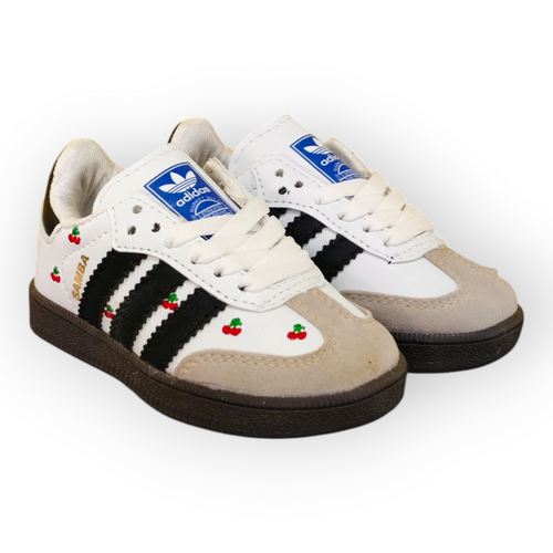 Adidas Samba Blanco/Negro Cerezas